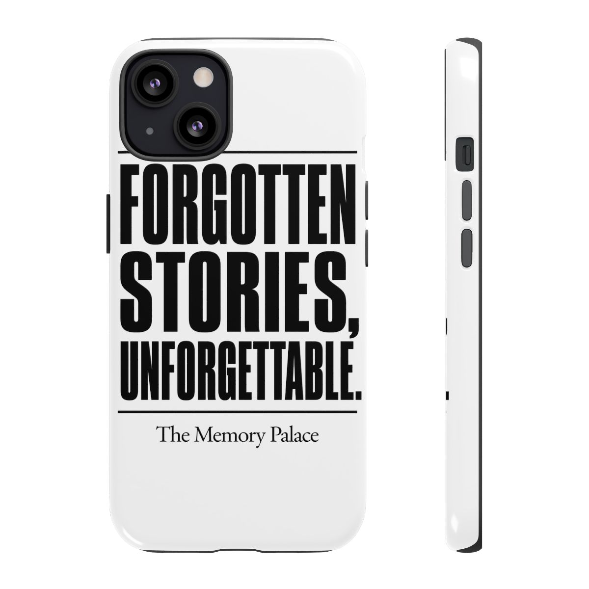 The Memory Palace "Forgotten Stories, Unforgettable." Phone Case - alternate angle 2, merchandise