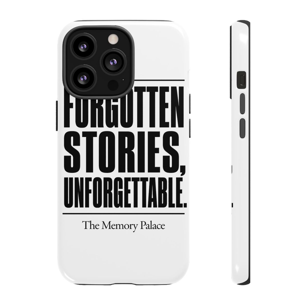 The Memory Palace "Forgotten Stories, Unforgettable." Phone Case - alternate angle 3, merchandise
