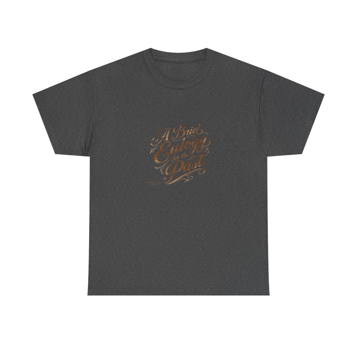 The Memory Palace "A Brief Eulogy for the Past." Unisex Tee - alternate angle 2, merchandise