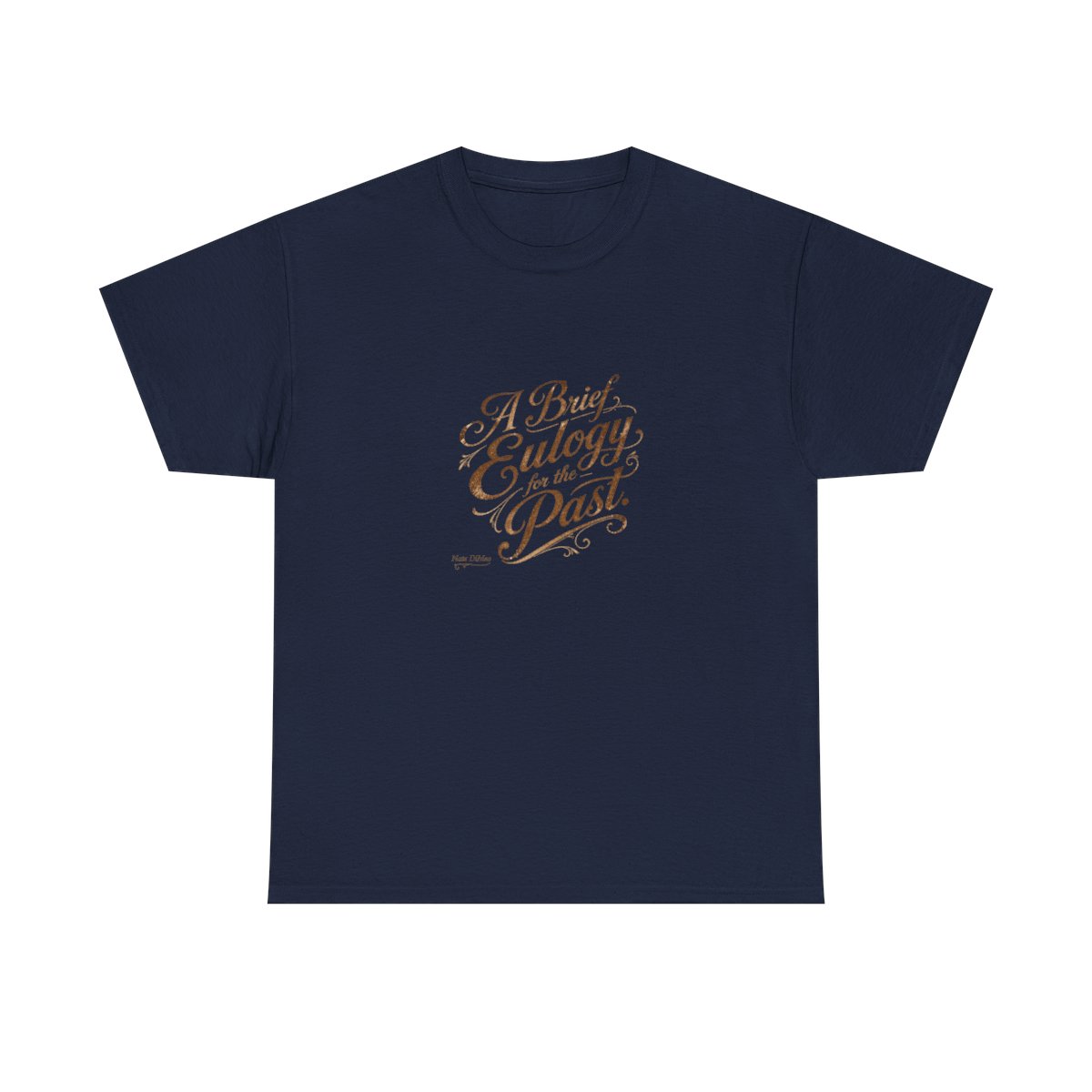 The Memory Palace "A Brief Eulogy for the Past." Unisex Tee - alternate angle 5, merchandise