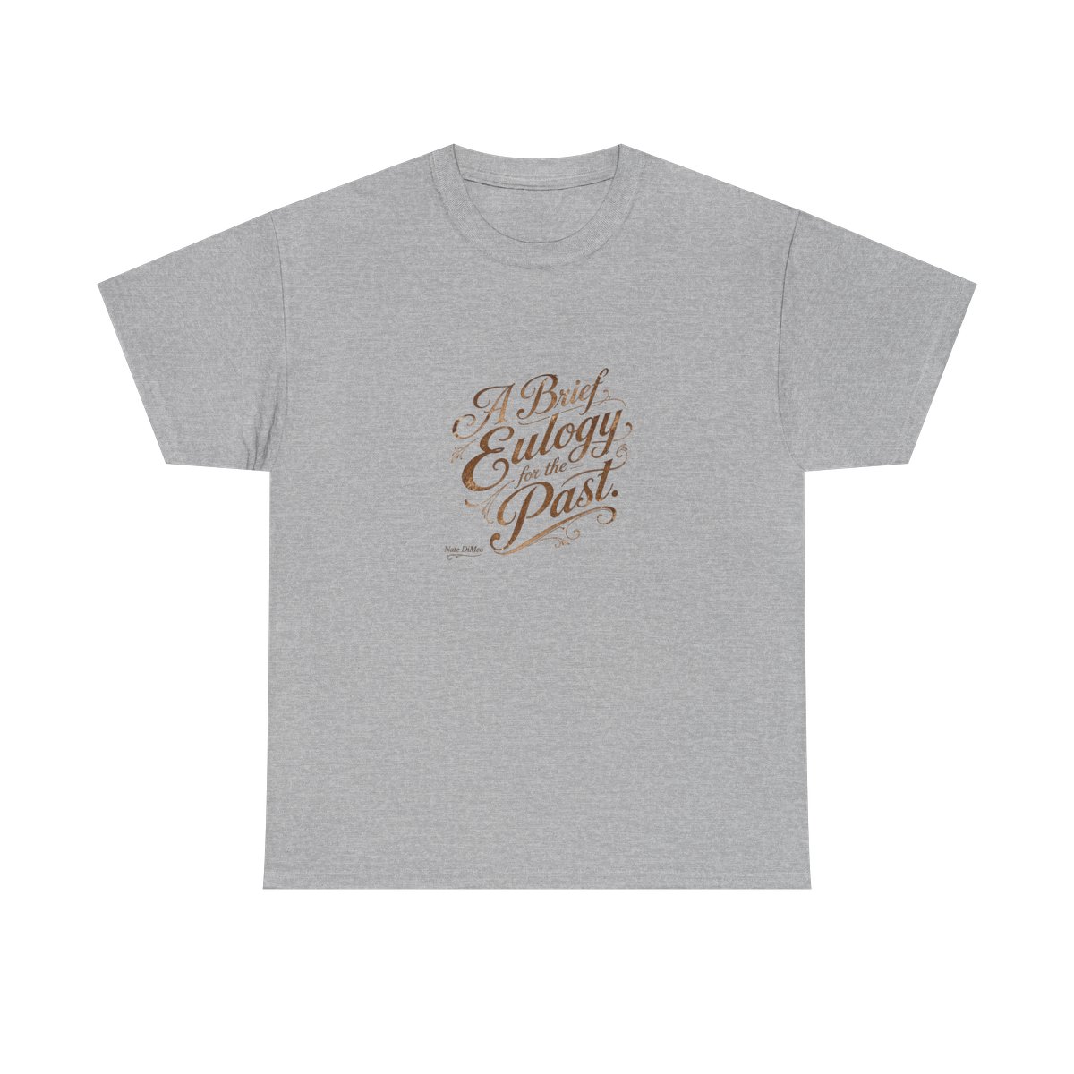 The Memory Palace "A Brief Eulogy for the Past." Unisex Tee - alternate angle 4, merchandise