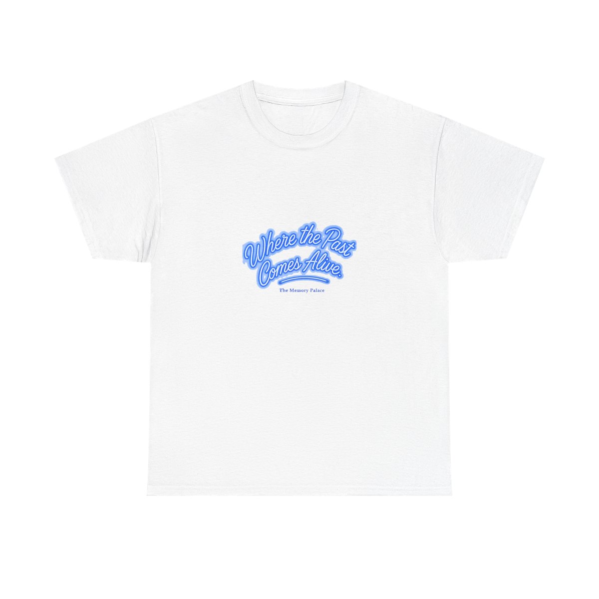 The Memory Palace "Where the Past Comes Alive." Unisex Tee - alternate angle 4, merchandise