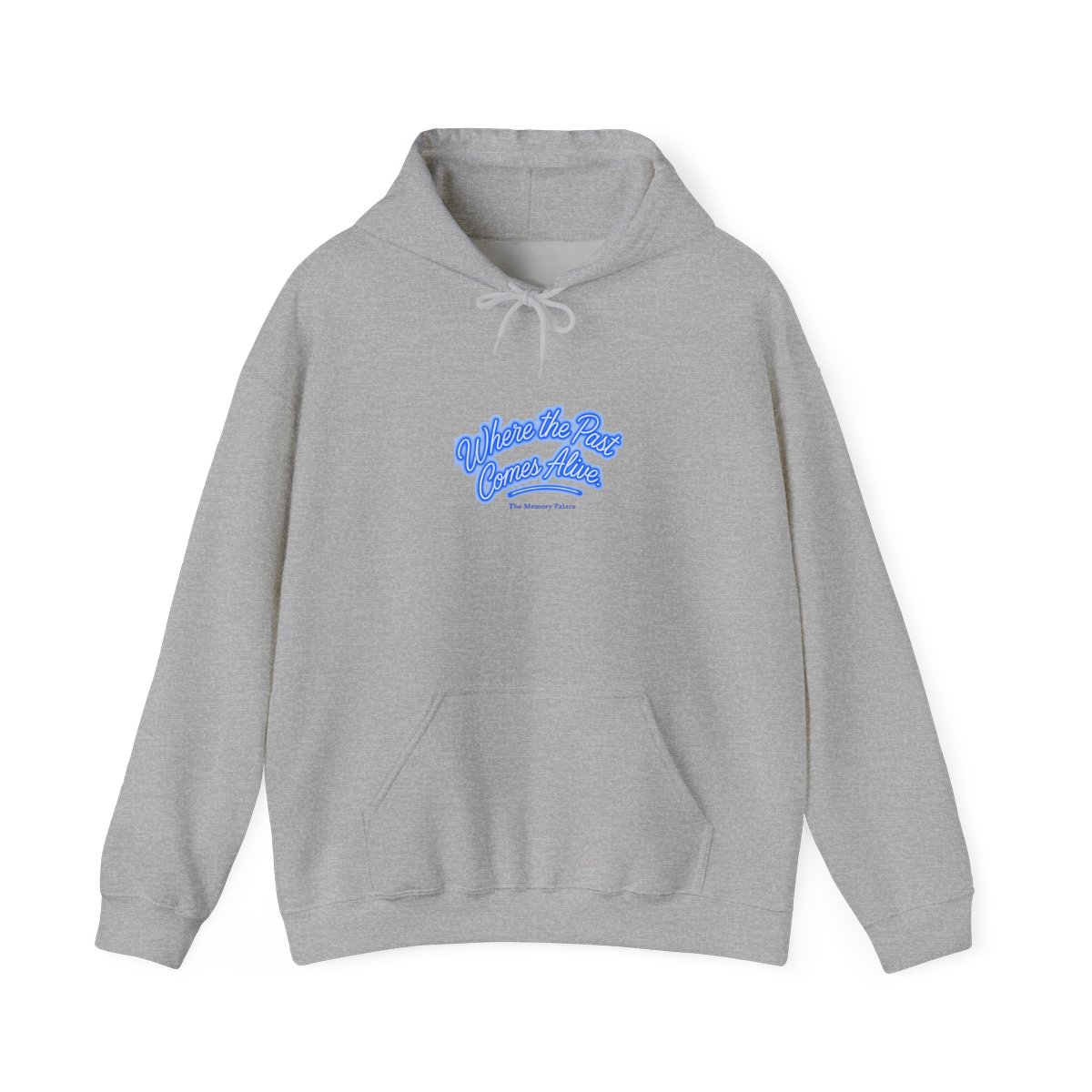 The Memory Palace "Where the Past Comes Alive." Hoodie - alternate angle 2, merchandise