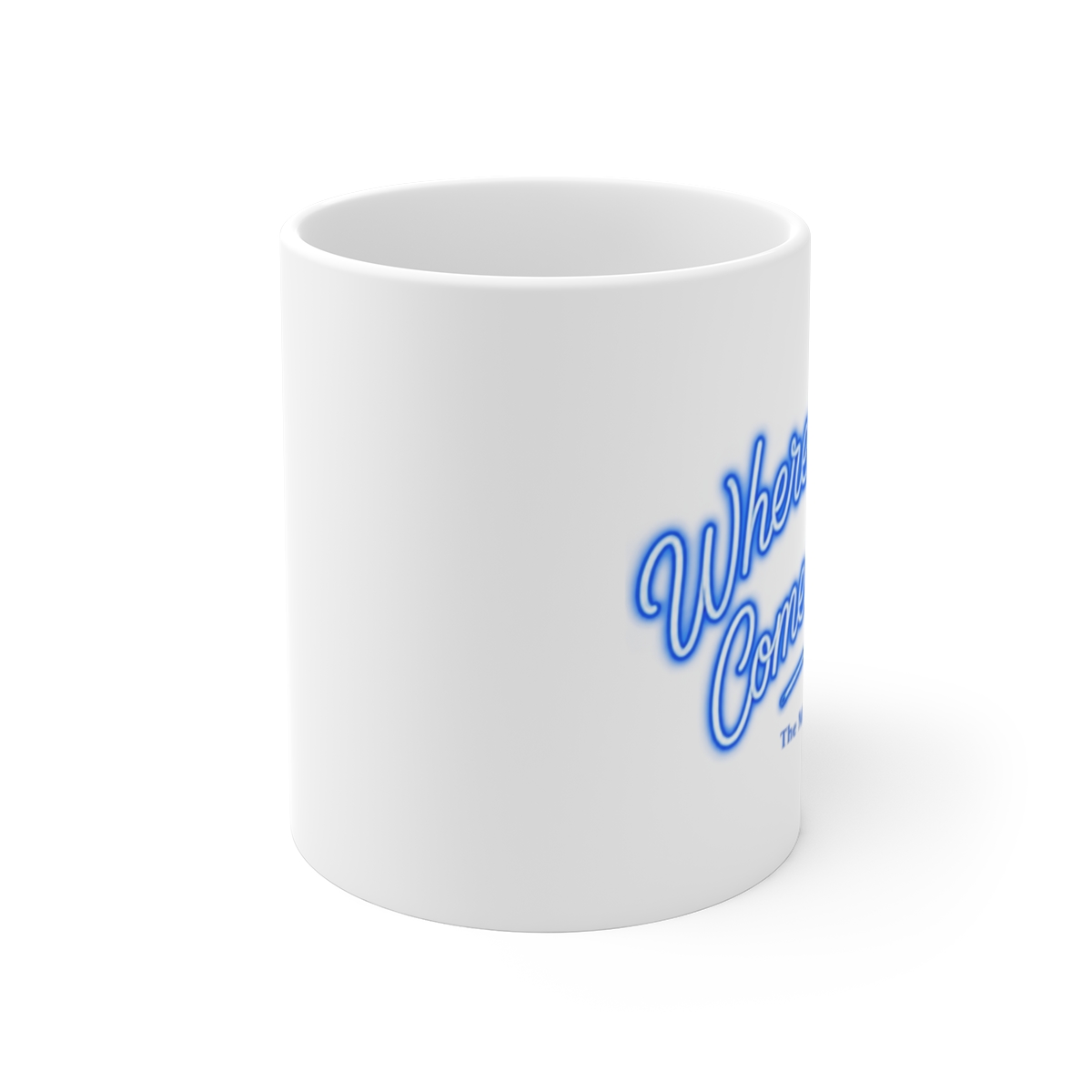 The Memory Palace "Where the Past Comes Alive." White Mug - alternate angle 1, merchandise