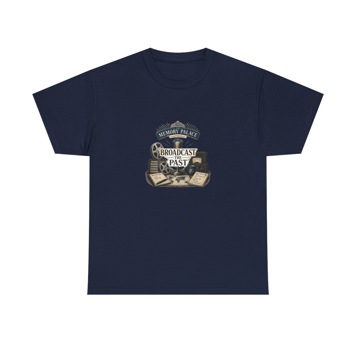 The Memory Palace "Broadcast the Past" Unisex Tee - alternate angle 5, merchandise